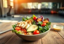 protein bowl ala gym harga 15rb per porsi topping rahasia